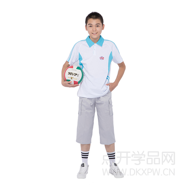 十二中夏季学生服_点开校服定制_点开学品网